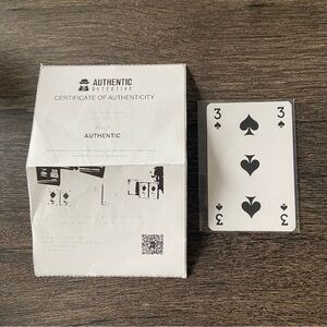 Louis Vuitton Fondation Playing Card Three of Spades Single Card